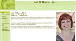 Desktop Screenshot of drzoewilliams.com